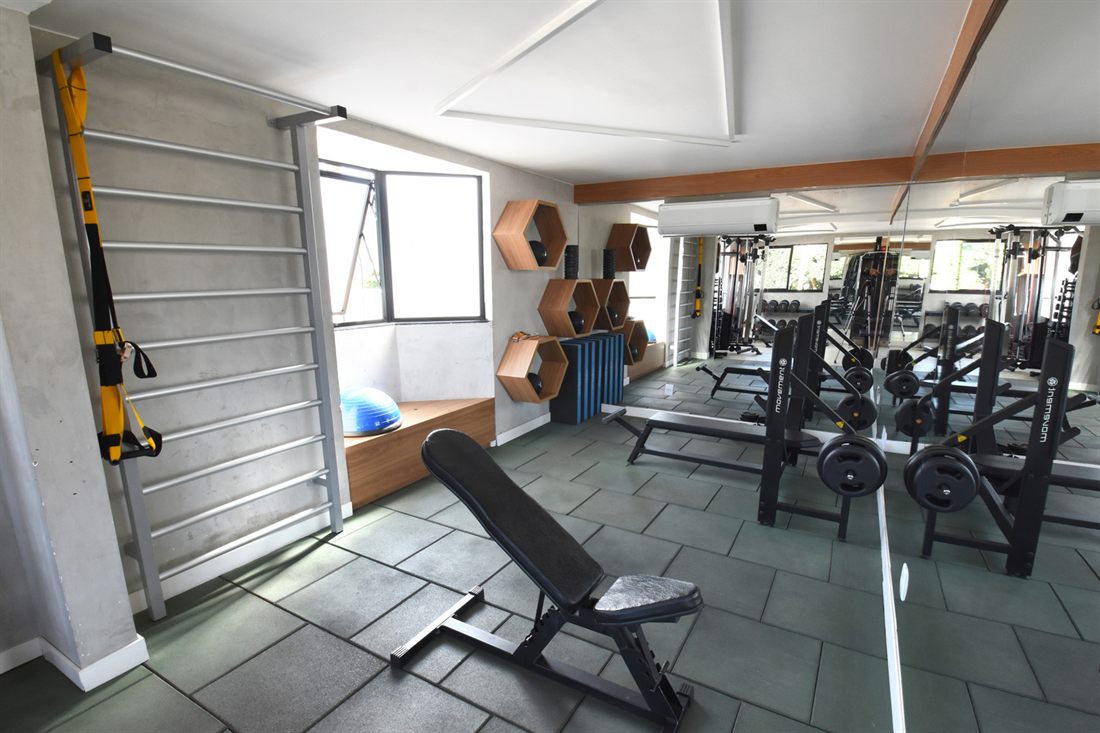 Sala de musculação e treino funcional